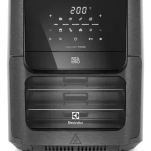 Fritadeira Elétrica Air Fryer Oven Sem Óleo Electrolux 12L Digital Grafite 1700W EAF90 Experience Por Rita Lobo